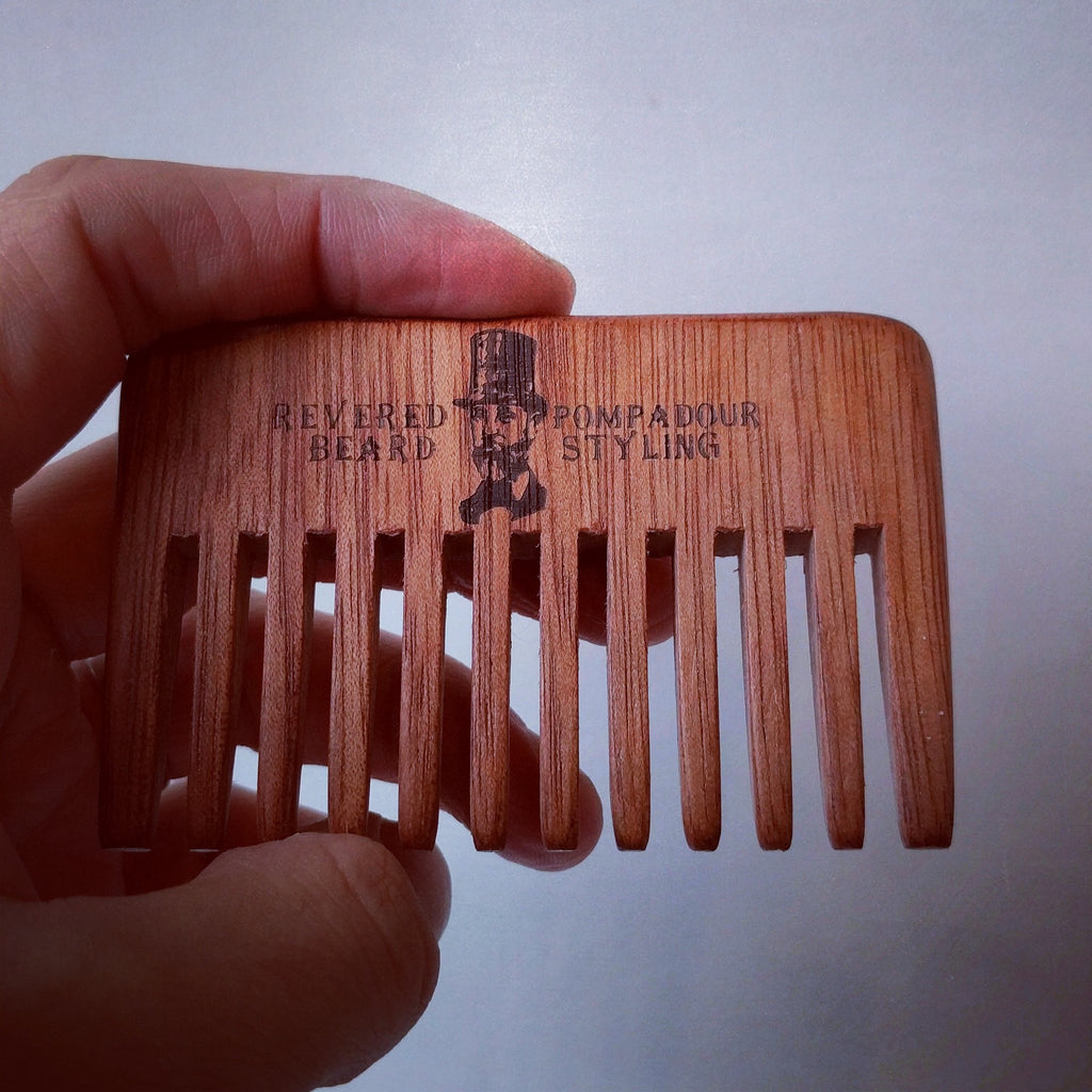 Streaker Comb. Wide toothed Pompadour Hair Beard pocket Comb by