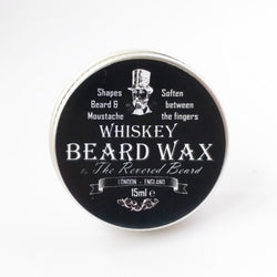 15ml Whiskey Moustache Wax by Revered Beard. Premium Quality Beard Styling wax