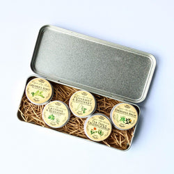 Vegan Apothecary 5 Balm set. Natural, Remedy balms