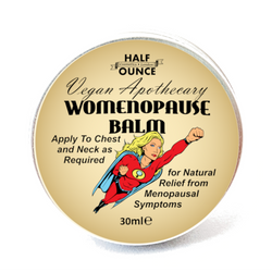 Womanopause! Large Tin of Natural Balm for alleviation of Menopause symptoms